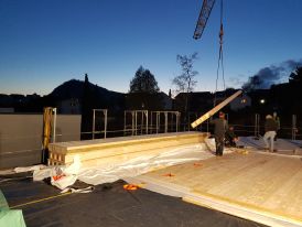 Aufrichten Haus B - 12.12.2019
