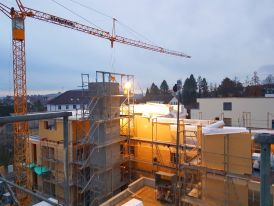 Aufrichten Haus B - 13.12.2019