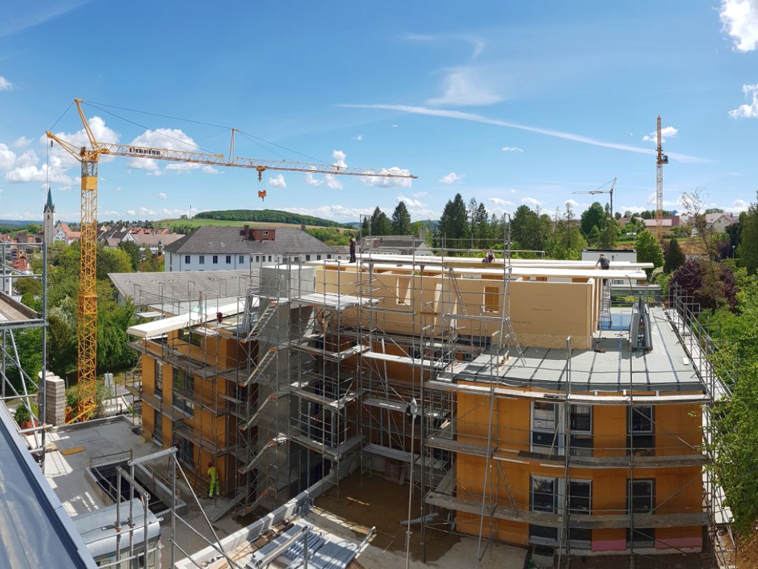 Aufrichten Haus B PH2 - 04.05.2019