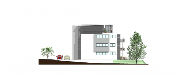 Wohnanlage "Auenhöfe" - Ansicht Norden