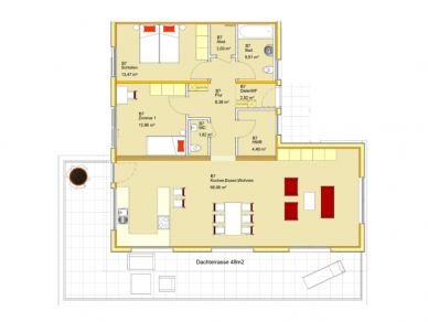 Grundriss Wohnung B7