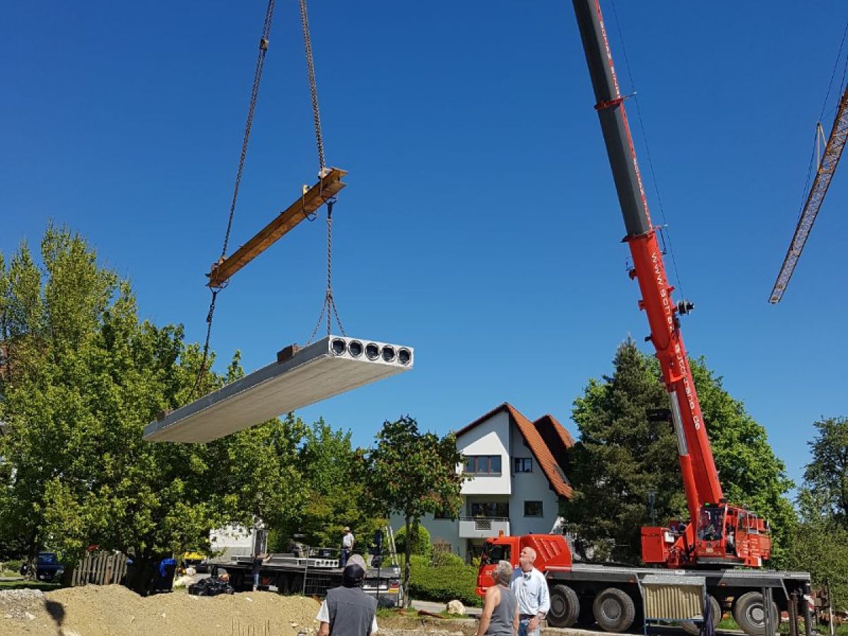 Verlegen der EG-Decke - 10.05.2017