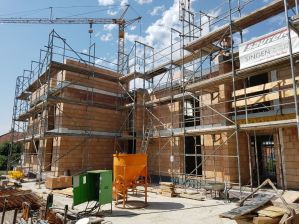 Mauerarbeiten 2.OG - 02.08.17