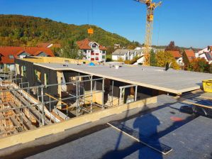 Versetzen der Dachelemente - 11.10.17