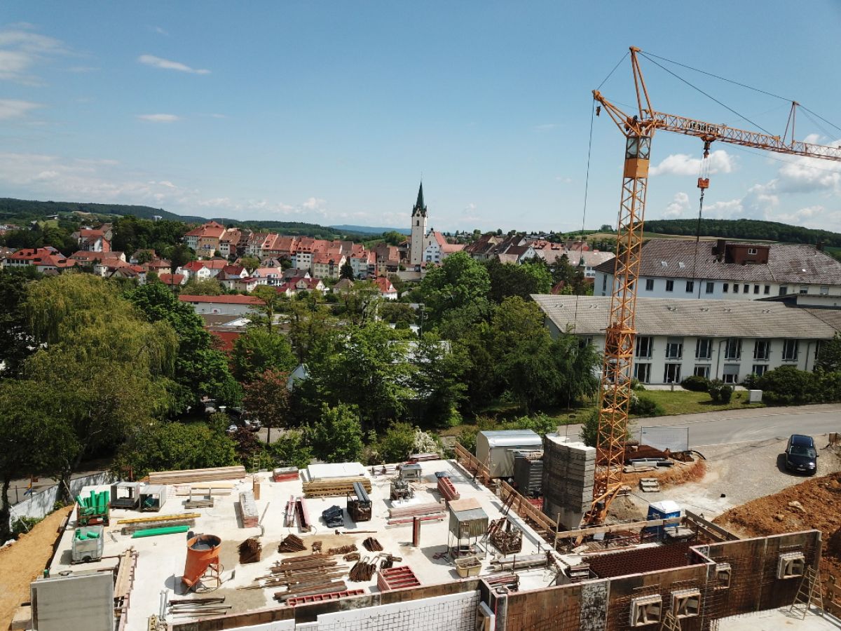 Baugrube Haus B - 01.07.19