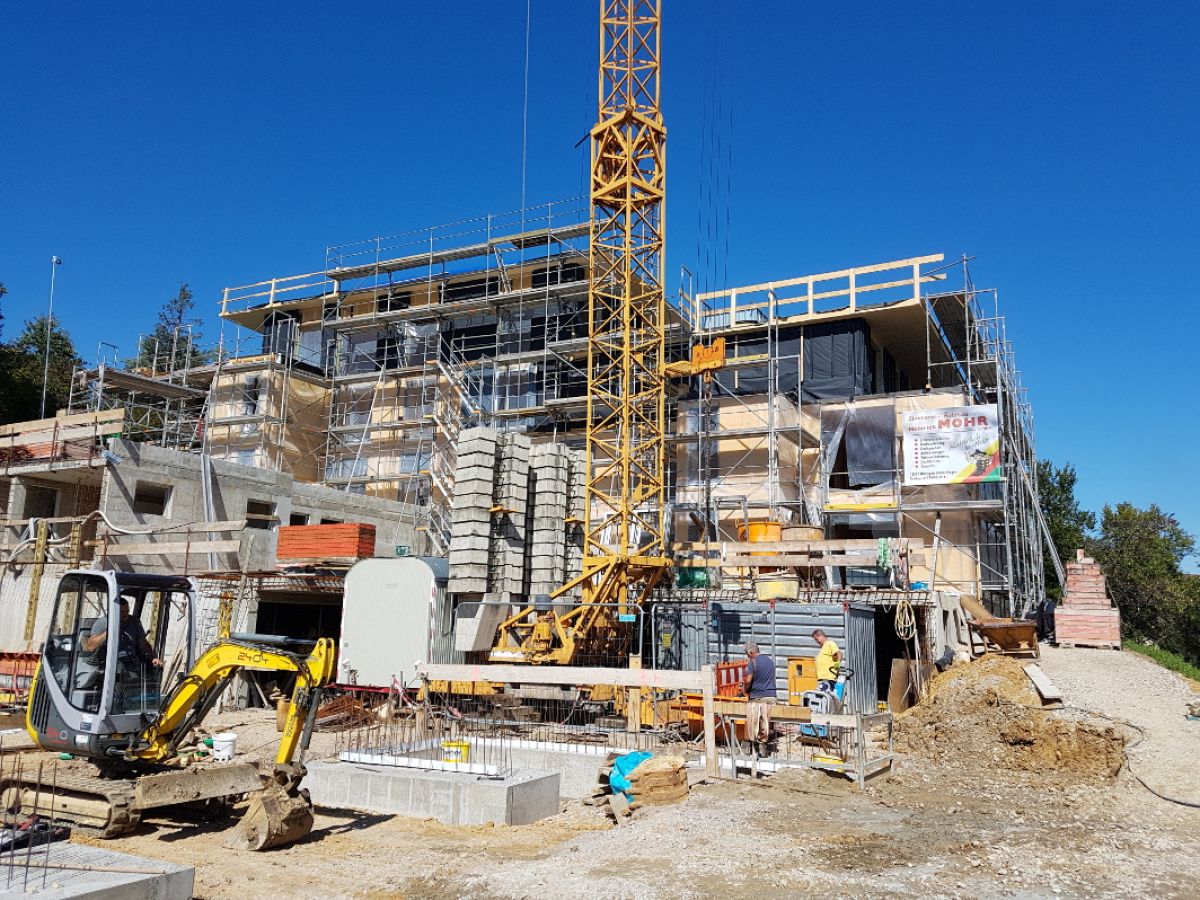 Rohbau Haus A - 01.10.19