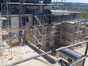 Außenputz Haus A - 08.05.2020