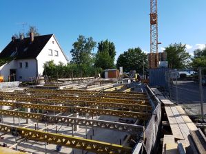Sättel für die Tiefgaragendecke - 02.06.2018