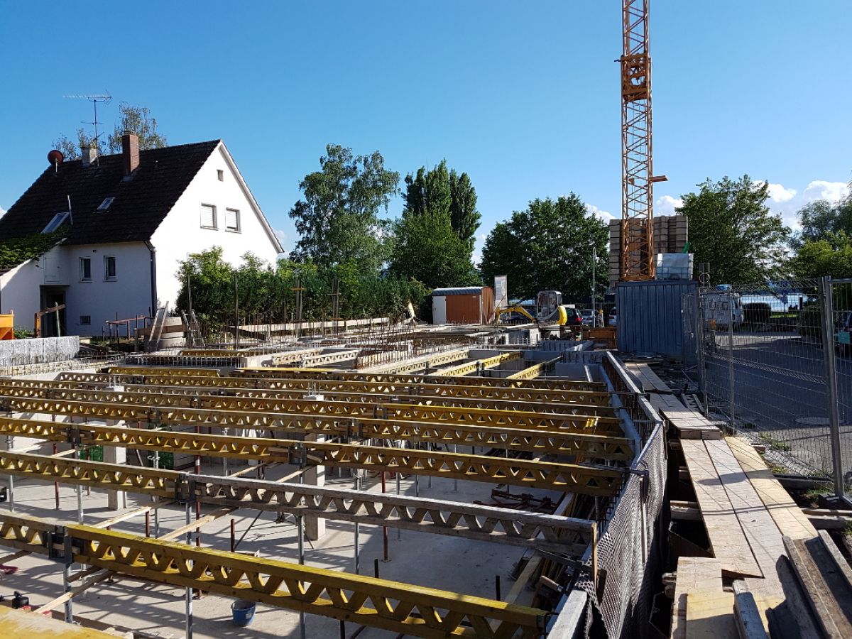 Sättel für die Tiefgaragendecke - 02.06.2018