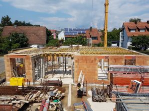 Fertigstellung des Erdgeschosses - 14.07.2018