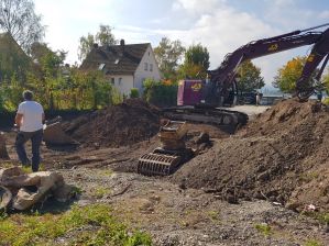 Abtragen des Humus - 29.09.2017